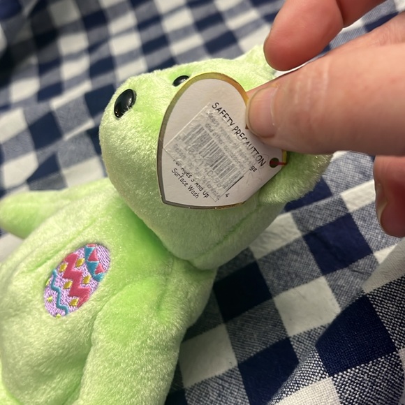 Ty Beanie Babies Eggs 2007 the Easter Bear Stuffed Animal - Picture 7 of 7